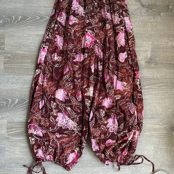Free People Iris Patterned Halter Jumpsuit Small - Picture 10 of 12